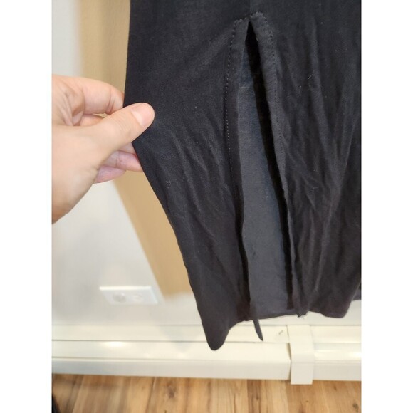 NWT new york and company NY&C black off the shoulder maxi slit dress size S - Picture 7 of 8